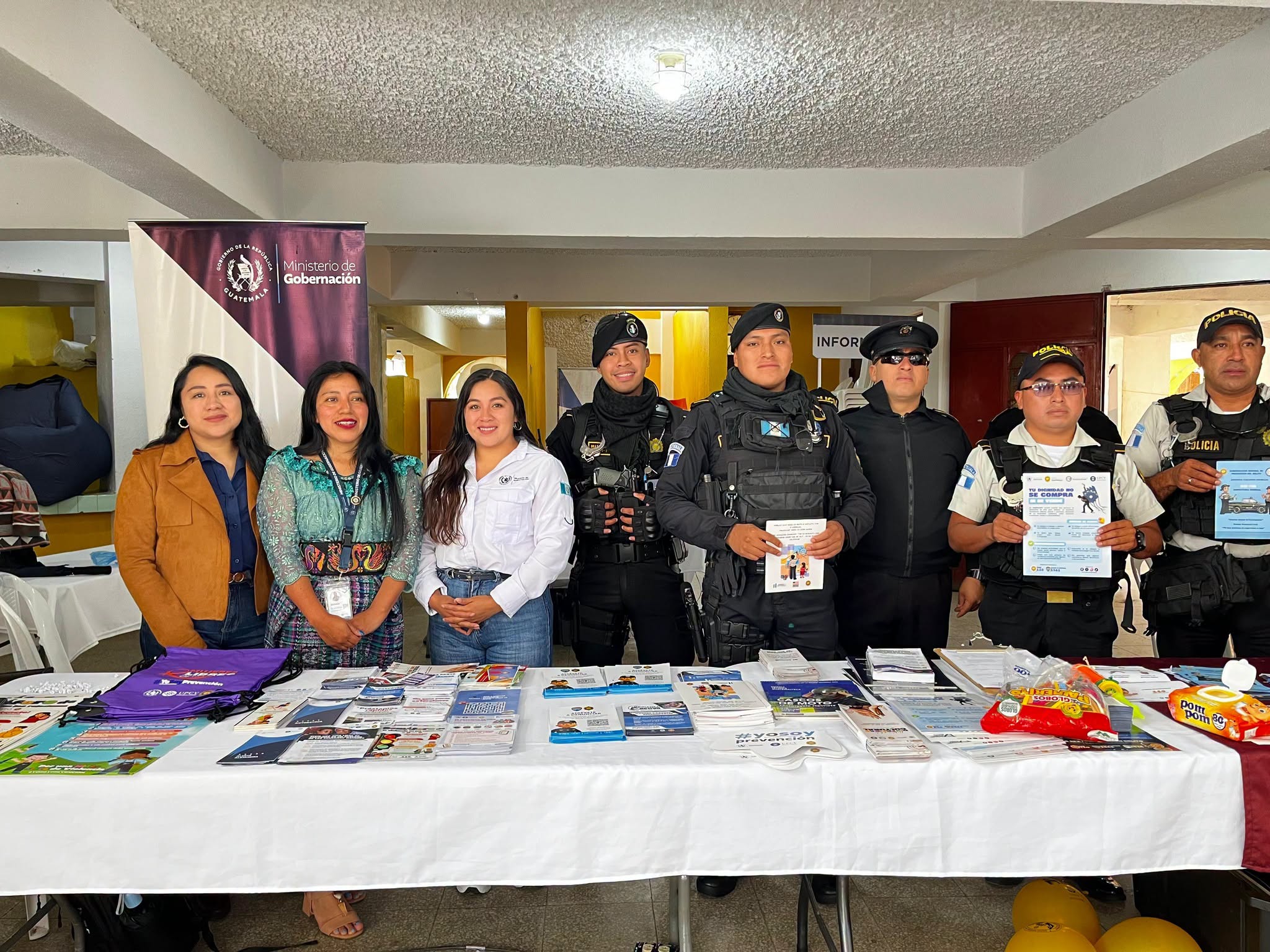 UPCV acerca acciones de prevención de la violencia y cultura de paz a la población de Momostenango
